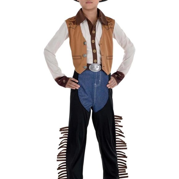 Cowboy Western Boy Sheriff -Dress Up, Halloween NEW in unopened package Size Med - Picture 2 of 4